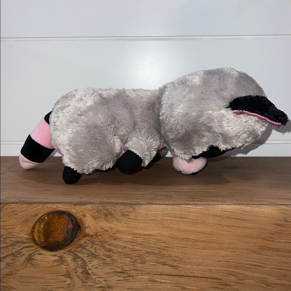 Ty Pink and Gray Raccoon Plush Toy - Picture 7 of 11